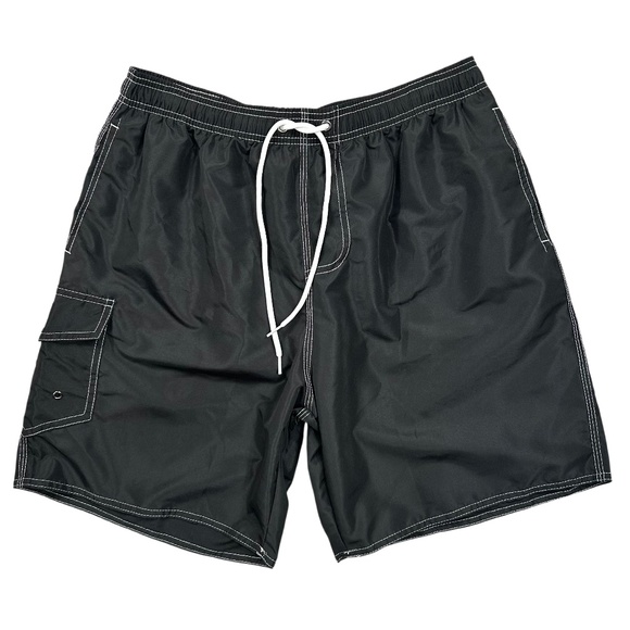 Scotamalone Men's NWT Dark Gray Boardshort Swim Trunks Size L - Picture 1 of 7